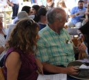Tim and Stephanie at the Vintage Bouquet Charity Event on 4/28/13